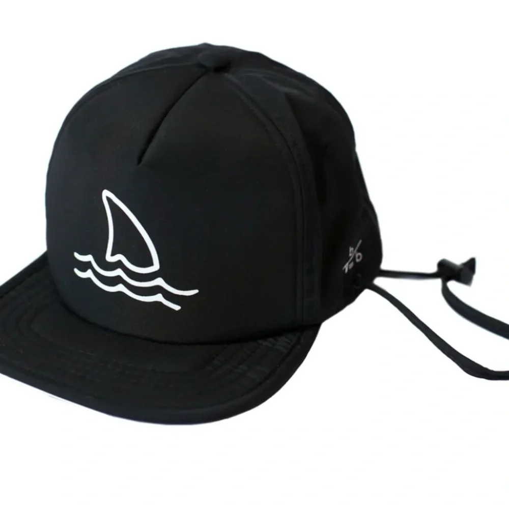 bitty brah Shark Fin Driftwood infant hat 3-12 Months